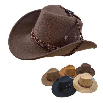 Child's Suede-Like Cowboy Hat [Rope Hat Band]